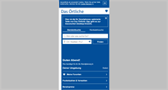 Desktop Screenshot of mobil.dasoertliche.de